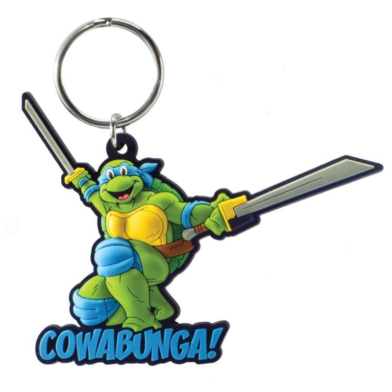 LES TORTUES NINJAS - Leonardo - Porte-clés Soft Touch 