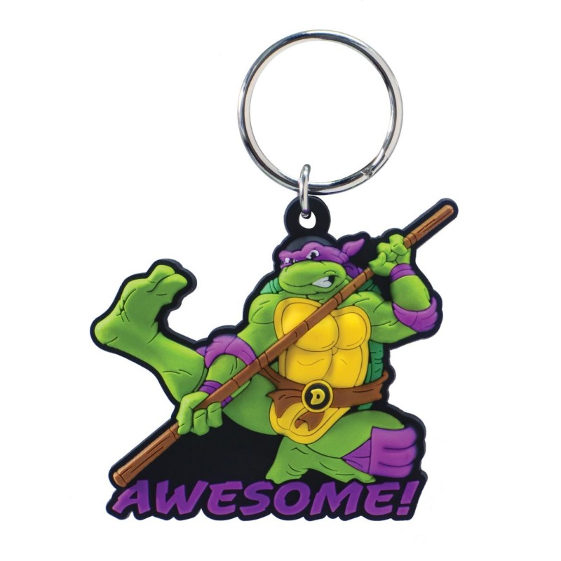 LES TORTUES NINJAS - Donatello - Porte-clés Soft Touch 