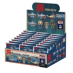 JAWS 50TH ANNIVERSARY - Series 1 - 3D Foam Bag Clip (Display 24 Pcs) 