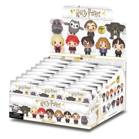 HARRY POTTER - Series 7 - 3D Foam Bag Clip (Display 24 Pcs) 