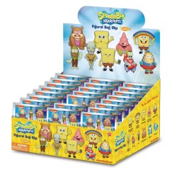 NICKELODEON - Series 5 - 3D Foam Bag Clip (Display 24 Pcs) 