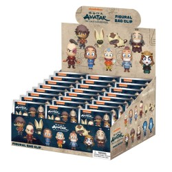 AVATAR LAST AIRBENDER - Series 1 - 3D Foam Bag Clip (Display 24 Pcs) 