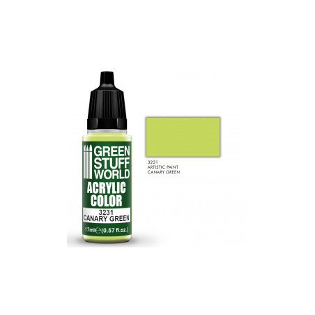 Acrylic Color CANARY GREEN