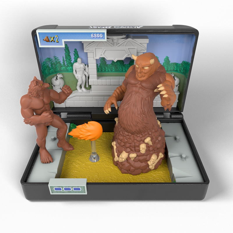 CONSOLE HEROES - Mega Drive Altered Beast - Statuette 7cm 