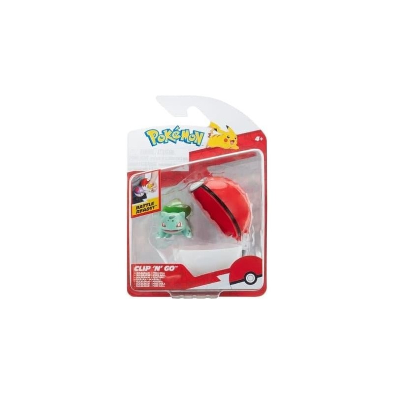 POKEMON - Bulbizarre et Pokeball - Clip 'N' Go 