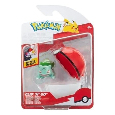 POKEMON - Bulbizarre et Pokeball - Clip 'N' Go 