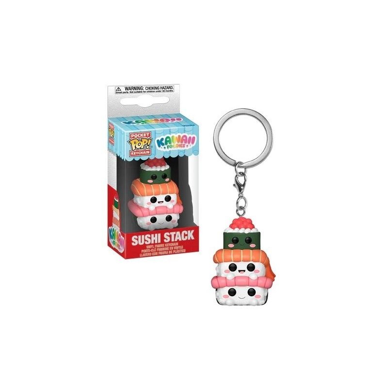 KAWAII FOODIES - Pocket Pop Keychains - Sushi Stack 