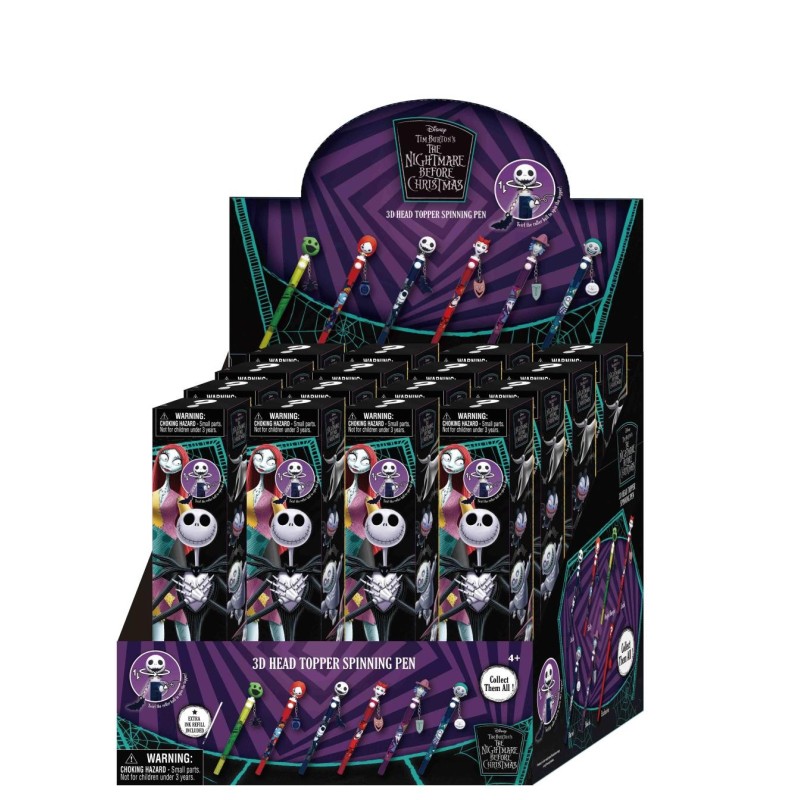 NBX - Stylo rotatif 3D Head Topper (Display de 16 pieces) 