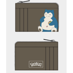 POKEMON - Ronflex - Porte-Cartes Gris 