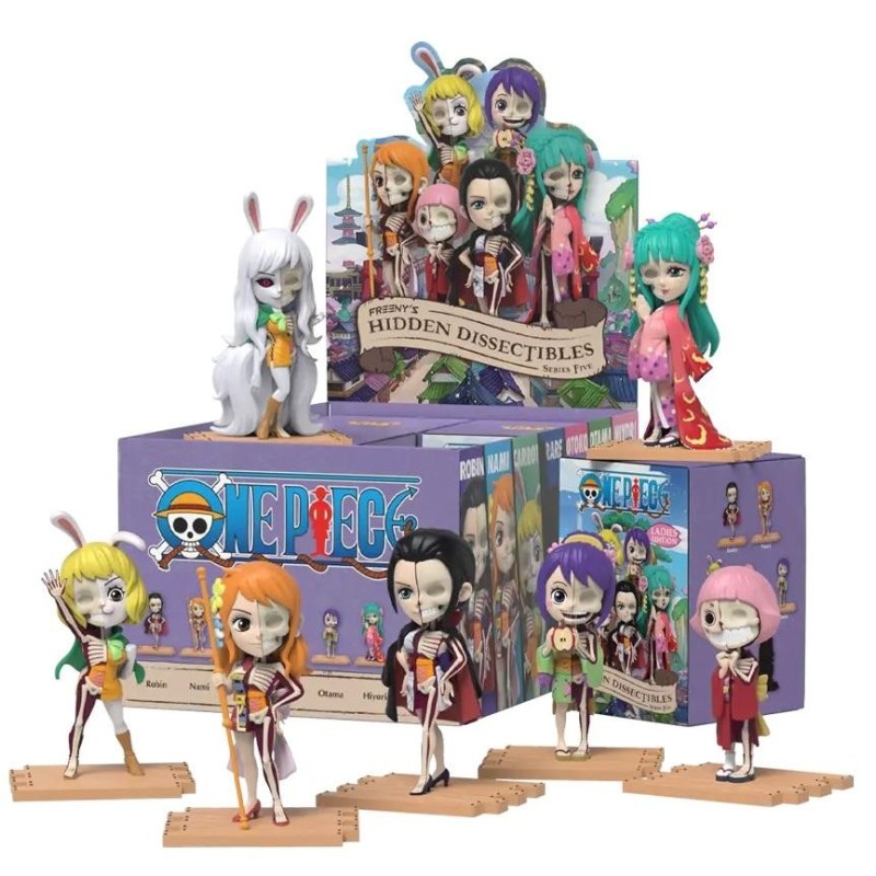 ONE PIECE - Ladies - Freeny's Hidden Dissectibles (Display 6 Fig.) 