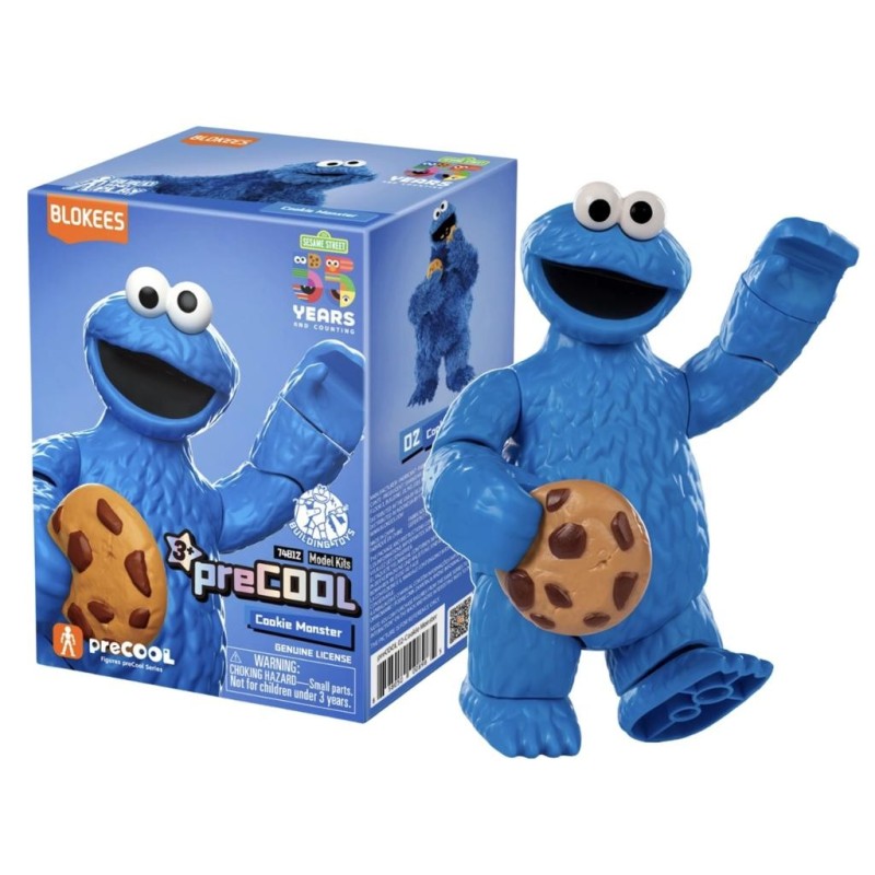 SESAME STREET- Cookie Monster - Model Kit Classic Class Blokees 