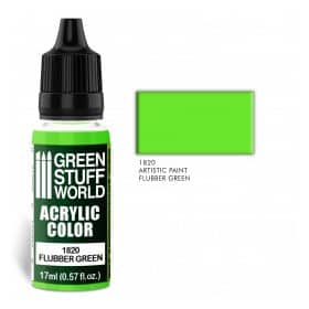 Acrylic Color FLUBBER GREEN
