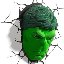MARVEL - Lampe Decorative 3D - HULK FACE 