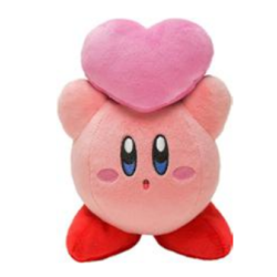 KIRBY - Kirby avec coeur - Peluche 16cm 2