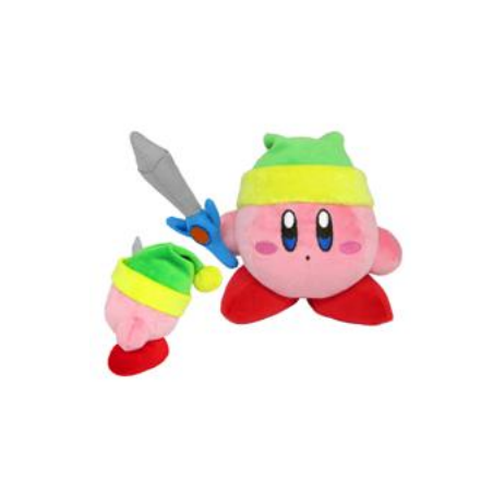 KIRBY - Kirby avec épée - Peluche 12cm 
