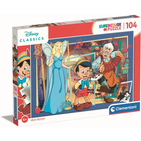 DISNEY - Pinocchio - Puzzle Super 104P 