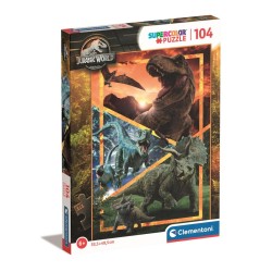 JURASSIC WORLD - Dinosaures - Puzzle Super 104P 2