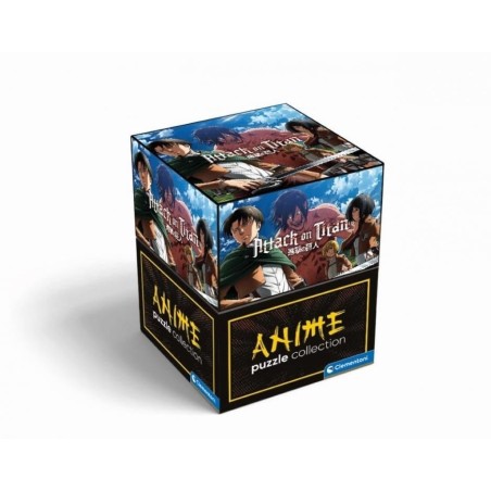 L'ATTAQUE DES TITANS - Levi, Mikasa, Armin et ... - Puzzle Cube 500P 