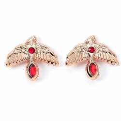 HARRY POTTER - Boucles d'Oreilles - Phénix Rose Gold 2