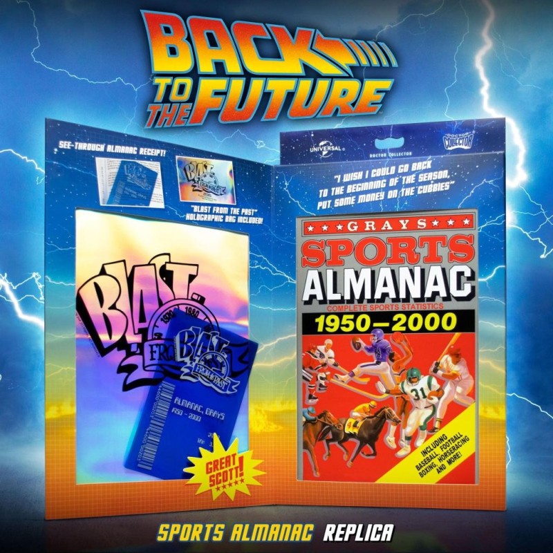 RETOUR VERS LE FUTUR - Sports Almanac (UK) - Réplique 