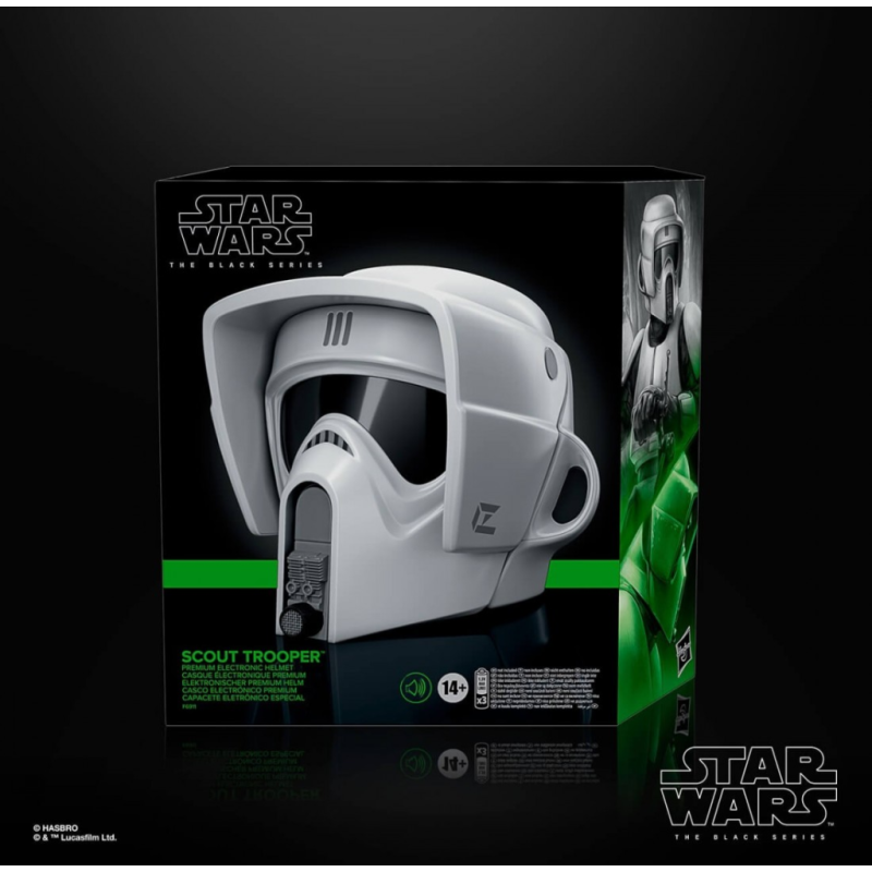 STAR WARS 6 - Casque éléctronique Biker Scout Black Series 