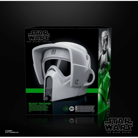 STAR WARS 6 - Casque éléctronique Biker Scout Black Series 