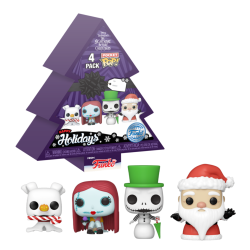 NBX - Pocket Pop Keychains 4 Pack- Tree Holiday 