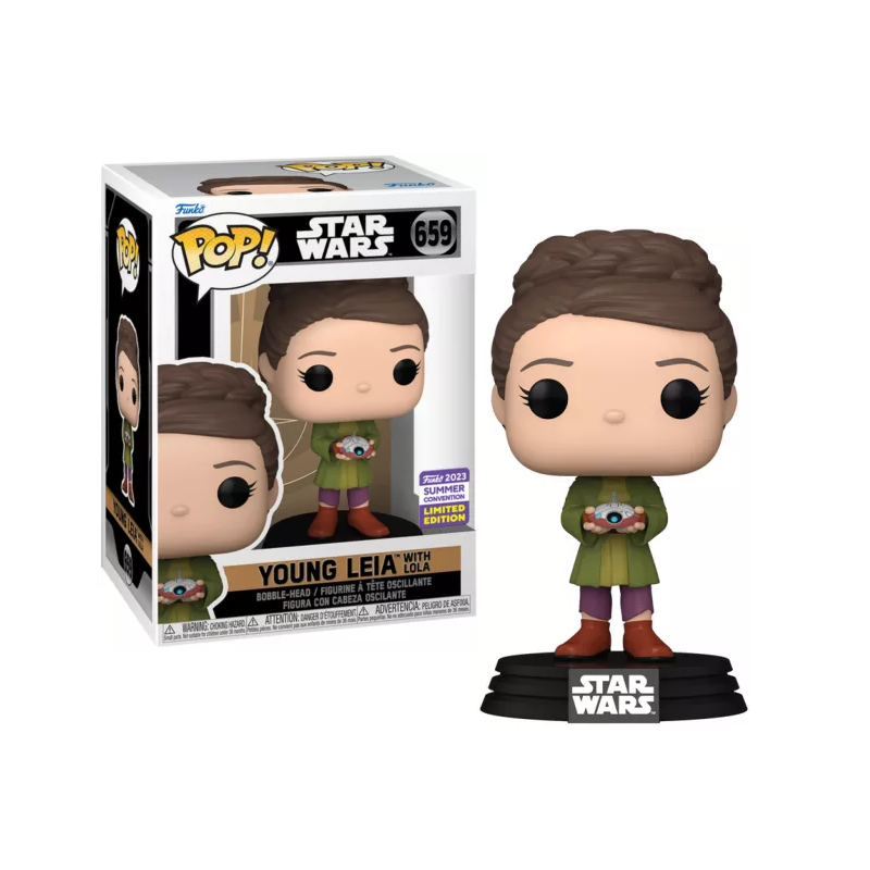 STAR WARS OBI WAN - POP N° 659 - Jeune Leia avec Lola 