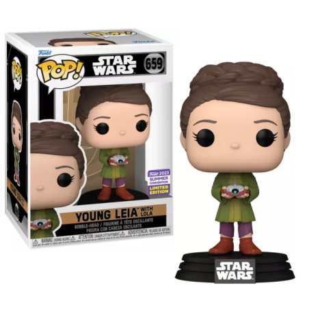 STAR WARS OBI WAN - POP N° 659 - Jeune Leia avec Lola 