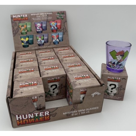 HUNTER X HUNTER - Groupe - 12 Verres à Shot 57ml - Mystery box 