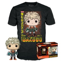 MY HERO ACADEMIA - Booble Head POP N° 249 - Bakugo (MT) + Tee (M) 
