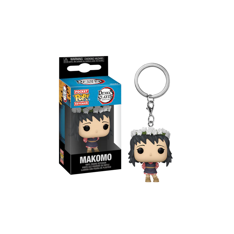 DEMON SLAYER - Pocket Pop Keychains - Makomo (Flower Headdress) 
