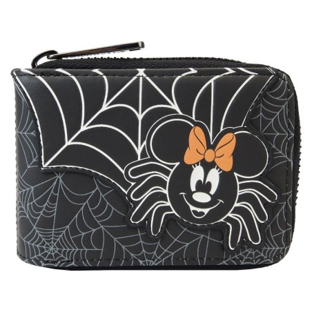 DISNEY - Minnie Mouse "Araignée" - Portefeuille LoungeFly 