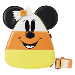 DISNEY - Mickey et Minnie Candy Corn - Sac Bandoulière LoungeFly 