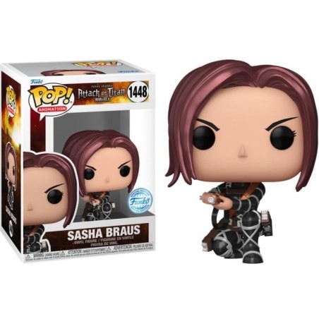 L'ATTAQUE DES TITANS S5 - POP Animation N° 1448 - Sasha Special Edit. 
