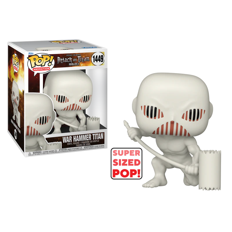 L'ATTAQUE DES TITANS - POP Super 6'' N° 1449 - Titan Marteau d'Armes 