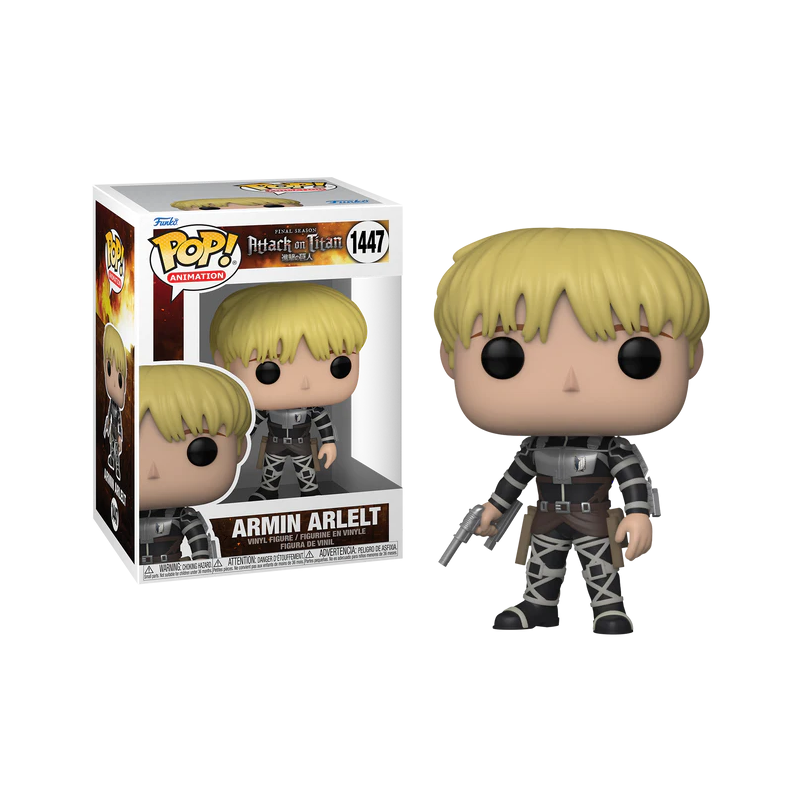 L'ATTAQUE DES TITANS S5 -POP Animation N°1447 -Armin Arlert avec Chase 