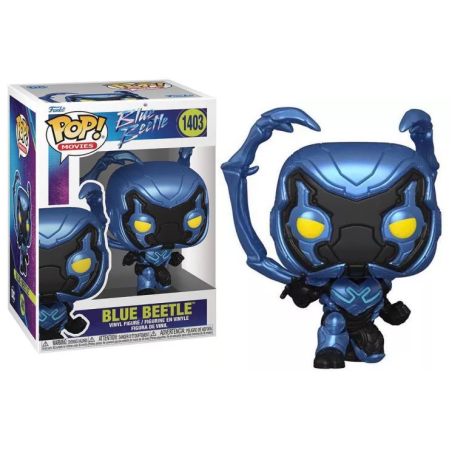 BLUE BEETLE - POP Movies N° 1403 - Blue Beetle avec Chase 