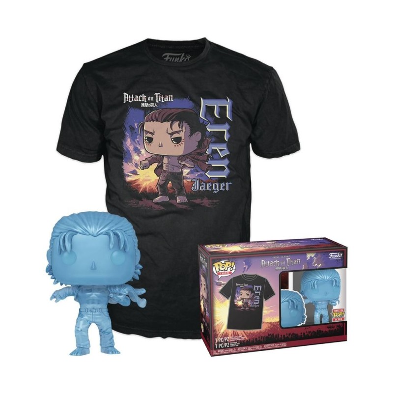 AOT S5 - Booble Head POP N° 1321 - Eren With Marks +T-shirt (L) 