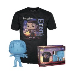 AOT S5 - Booble Head POP N° 1321 - Eren With Marks + Tee (M) 