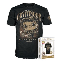 HARRY POTTER - Harry "Quidditch" - T-Shirt POP (S) 