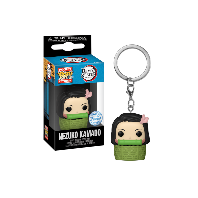 DEMON SLAYER - Pocket Pop Keychains - Nezuko in Basket 