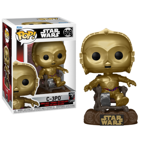 STAR WARS 6 "40EME ANNIVERSAIRE" - POP N° 609 - C3PO sur Chaise 