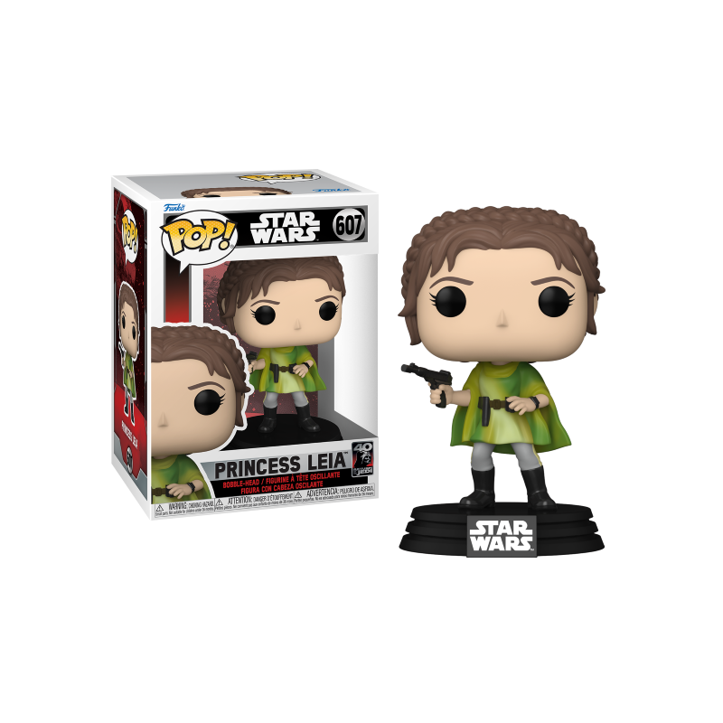 STAR WARS 6 "40EME ANNIVERSAIRE" - POP N° 607 - Leia (BH) 