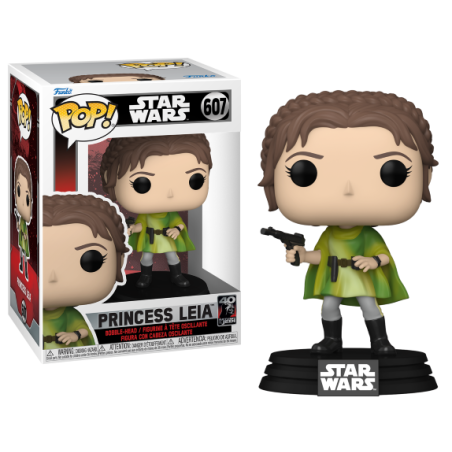 STAR WARS 6 "40EME ANNIVERSAIRE" - POP N° 607 - Leia (BH) 