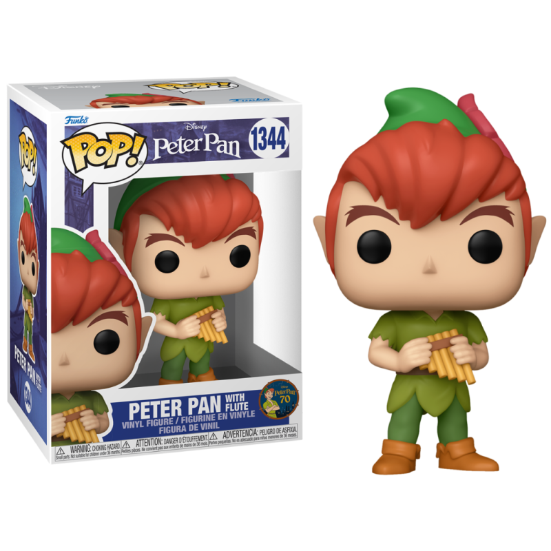 PETER PAN "70EME ANNIVERSAIRE" - POP N° 1344 - Peter avec Flute 