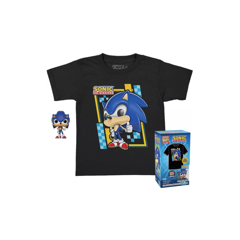SONIC - Pocket POP - Sonic + T-shirt Enfant (L) 