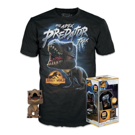 JURASSIC WORLD - Pocket POP - Trex + T-shirt (11-12 Ans) 