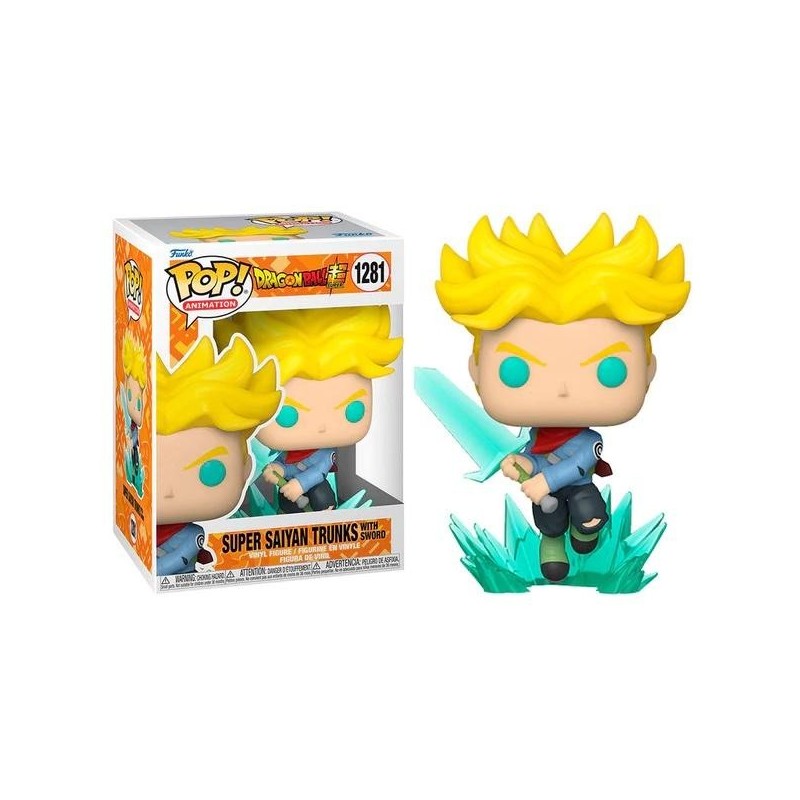 DRAGON BALL SUPER - POP Animation N° 1281 - Super Sayan Trunks w/ épée 