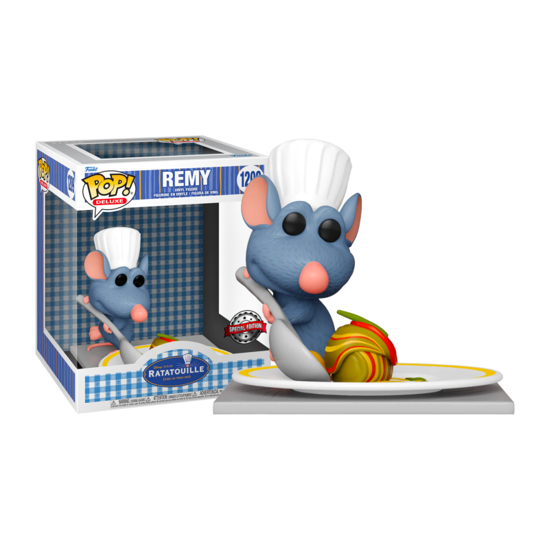 DISNEY - POP Deluxe N° 1209 - Remy avec Ratatouille SPECIAL EDITION 